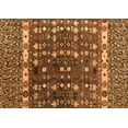 thumbnail image 1 of Ahgly Company Indoor Rectangle Abstract Orange Modern Area Rugs, 6' x 9', 1 of 4