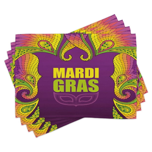 mardi gras placemats
