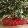 thumbnail image 7 of Selrti Honeycomb Christmas Tree Collar Foldable Paper Christmas Tree Base Stand Cover Basket Skirt Collar for 12"-25" Stands, 7 of 7