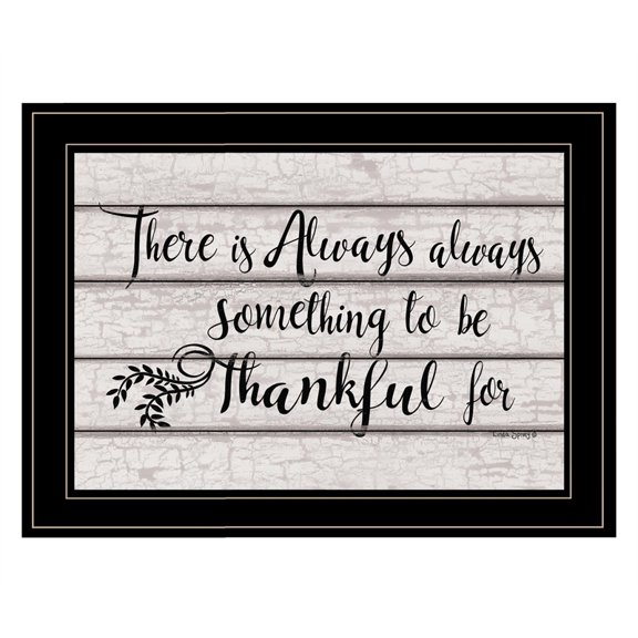 Always Thankful by Linda Spivey Print Wall Art Wood Multi-Color