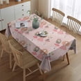 thumbnail image 2 of Doll Princess Pattern Rectangle Tablecloth 60"x84",Waterproof Polyester Rectangle Table Cloth, Wipeable Spillproof Polyester Tablecloth for Dining, Camping, Indoor and Outdoor, 2 of 5