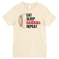 thumbnail image 6 of FLAGWIX Baseball Gifts For Men - Eat Sleep Baseball Repeat Funny Baseball, Sport Shirts - Mens Shirt, 6 of 6