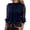 Navy, variant on CAIXIA Womens Chiffon Blouse Long Sleeve High Neck Sheer Mesh Elegant Work Office Dressy Top with Smocked Cuffs Business