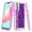 Purple Shell, variant on Samsung Galaxy A72 5G Case, Rosebono Graphic Design Shockproof Impact Resistant Protective Full-Body Rugged Clear Hybrid Bumper Case for Samsung Galaxy A72 5G (Pink Shell)