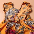 thumbnail image 5 of Lilgiuy Parent-child Summer Flowers Leaf Print Beach Suspenders Dress Mother-daughter Parent-child Suit Kid Fall for 2022 Spring Winter, 5 of 5