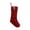 LETTER I, variant on 16 Inch Large Embroidered Monogram Christmas Stocking with Initial Letter, Personalized Red Knit Holiday Stocking for Fireplace and Family Xmas Party Decorations