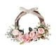 thumbnail image 4 of Corona de flores artificiales para puerta, corona de primavera, guirnalda decorativa para interiores Rosa, 4 of 9