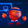 thumbnail image 2 of Bleacher Creatures Detroit Pistons Basketball 8" Kuricha Sitting Plush, 2 of 5