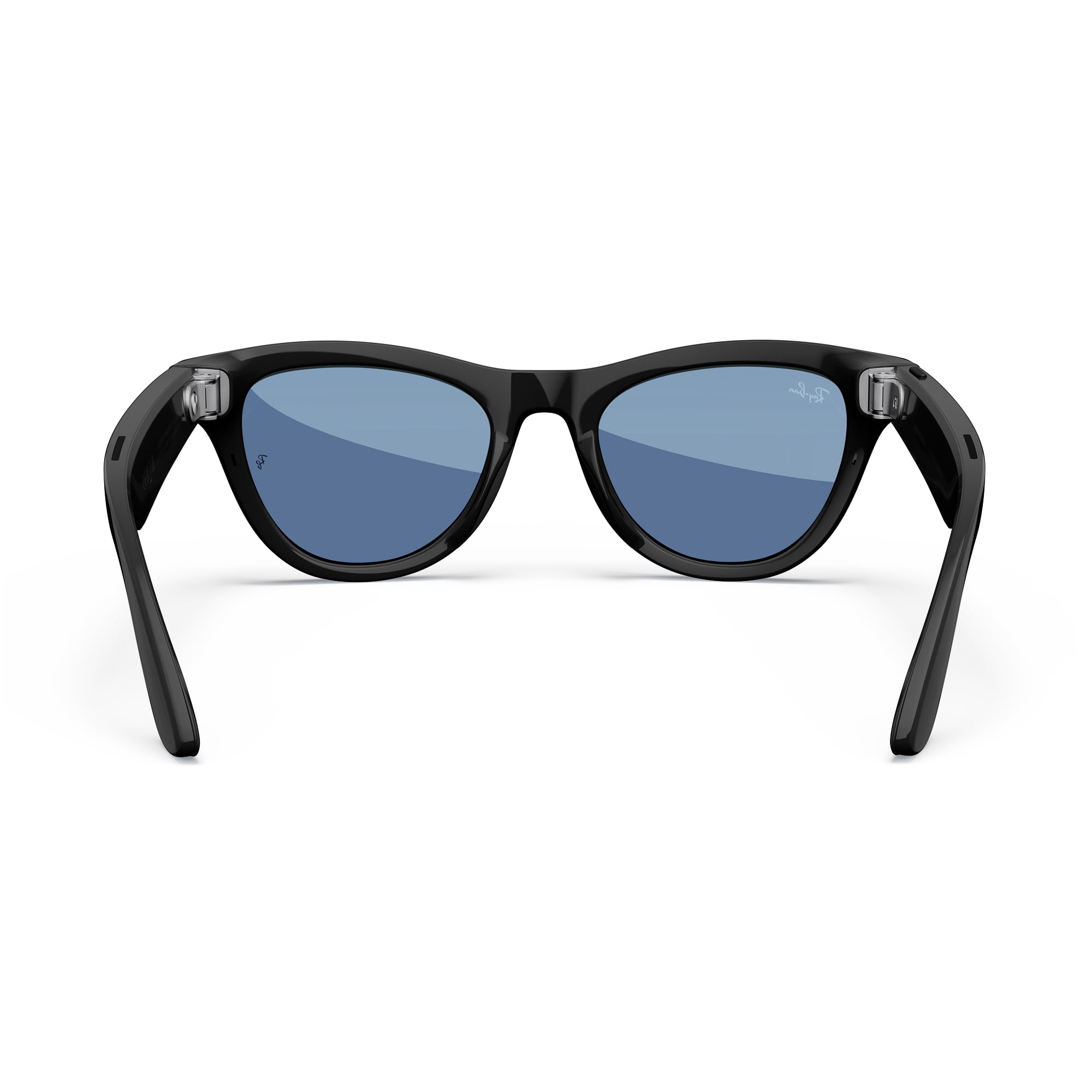 Ray-Ban Meta, Skyler Glasses with Meta AI, Audio, Photo, Video Compatibility, Shiny Black, Blue Transition, Regular Fit