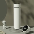 thumbnail image 1 of Tazas aisladas con pantalla de temperatura LED 480ML a prueba de fugas para acampar viajar gimnasio, 1 of 6