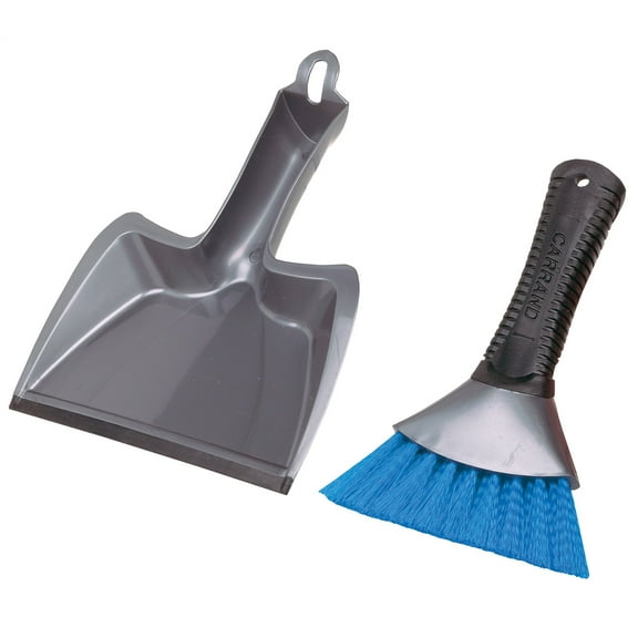 Carrand 92034 Deluxe Dust Pan And Broom