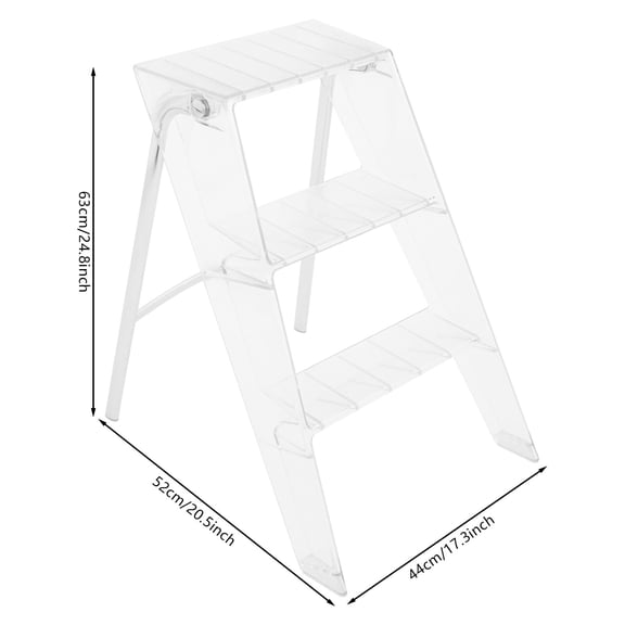 3 Step Ladder Folding Step Stool Folding Step Stool, Step Stools for Adults