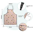 thumbnail image 3 of Princess Carriage Pattern Kids Aprons for Girls and Boys,Adjustable Neck Strap Toddler Aprons for Kids Cooking Baking, 3 of 6