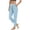 *Sky Blue, variant on ClodeEU Women's High Waisted Yoga Pants with Pockets ,Solid Color Casual Athletic Leggings for Workout Navy,Womens Plus L