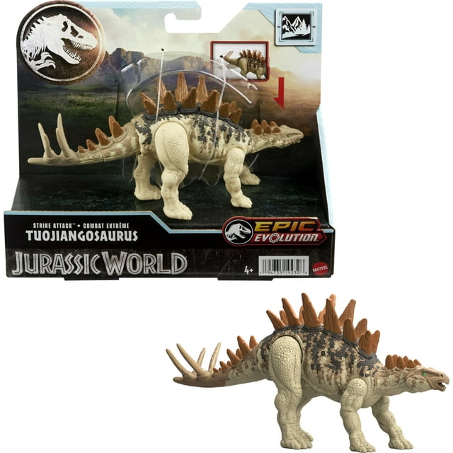 Dinosaurio de juguete Mattel Jurassic World Strike Attack Tuojiangosaurus