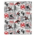 thumbnail image 2 of The Northwest 1SPD-23600-0161-OOF 50 x 60 in. Marvel Spider-Man Across the Spiderverse Spiders in Action Silk Touch Throw Blanket, 2 of 5