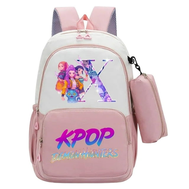 Two Piece Set with Backpack, School Backpack Unisex Shoulder Bag for School Travel, Durable Pencil Case Included, Functional Set for Students and Daily Use