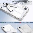 thumbnail image 4 of Funda ESR Mimic Cristal para iPhone XR Marmol Blanco, 4 of 8