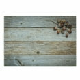 thumbnail image 1 of Rustic Cutting Board, Acorns and Cones on Weathered and Grained Wooden Background Timber Autumn Theme Image, Decorative Tempered Glass Cutting and Serving Board, Small Size, Brown, by Ambesonne, 1 of 1
