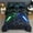 Green-Blue Two-Tone, variant on RYNGHIPY Game Boys Comforter Set Twin Size 6Pcs Bed in a Bag Gradient Red Blue Gamepad Bedding Set for Teens Men Girls 100% Lightweight Durable Microfiber Quilt Set (Red-Blue, Twin)