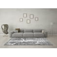 thumbnail image 3 of Ahgly Company Indoor Square Abstract Gray Modern Area Rugs, 3' Square, 3 of 4