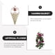 thumbnail image 2 of 1 juego de flores artificiales colgantes con cesta, rosas falsas para jardín., 2 of 6