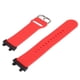 thumbnail image 4 of Correa de reloj de silicona suave Accesorio de banda de repuesto ajustable apto para reloj inteligente Amazfit T Rex 2 Rojo, 4 of 10