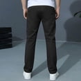 thumbnail image 4 of JUMEYU Slacks for Boys Boys' School Uniform Twill Pants, Flat Front & Comfortable Waistband Size 7-8 (Black,7-8 Years), 4 of 7