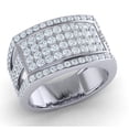 thumbnail image 1 of 1.5carat Round Cut Diamond Prong Men's Split Shank Wedding Band Ring Solid 10K Gold JK I1, 1 of 3