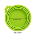 thumbnail image 3 of Pet Food Can Covers, Pet Can Cover, Silicone Universal Can Lids 3-in-1 Airtight Seal for Canned Cat & Dog Food, Food-Grade Freshness Protector, Universal Fit, 3 of 6