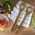 thumbnail image 2 of Oussum Wooden Slotted Spoon Natural Wood Spoons Cooking Utensils Online, 2 of 7