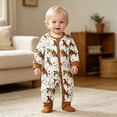 thumbnail image 5 of Staki Baby Footless Pajamas Viscose of Bamboo Cartoon Infant Boys Zipper Pjs Romper 0-18M,12-18 Months, 5 of 7