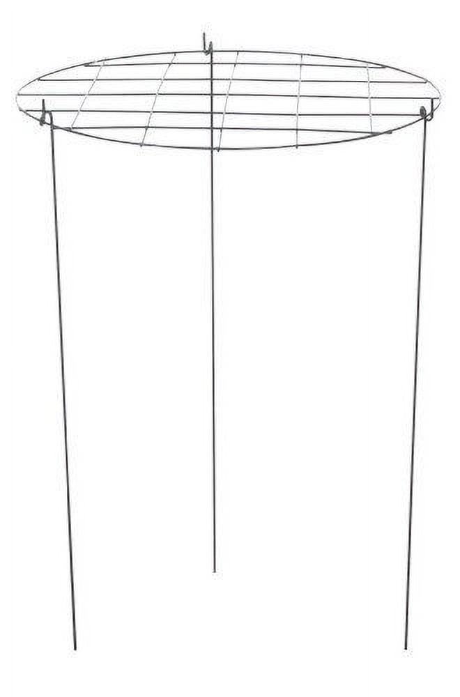 Panacea Products 89323GT 20" x 14" Green Steel Plant Support Grow Thru Ring - Quantity of 4