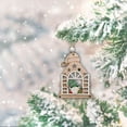 thumbnail image 4 of Christmas Tree Wooden Craft Decorations With Window Opening Old Man Design For Halloween, 4 of 6