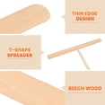 thumbnail image 5 of 2pc Wooden Crepe Spreader & Spatula Set - Professional Tools for Any Crepe Pan, 5 of 6