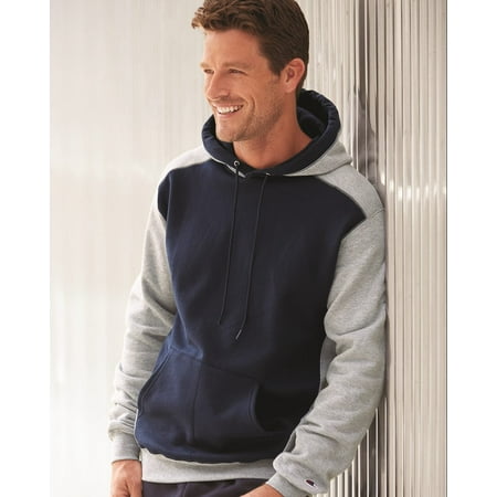 - Champion Double Dry Eco Colorblocked Hooded Sweatshirt