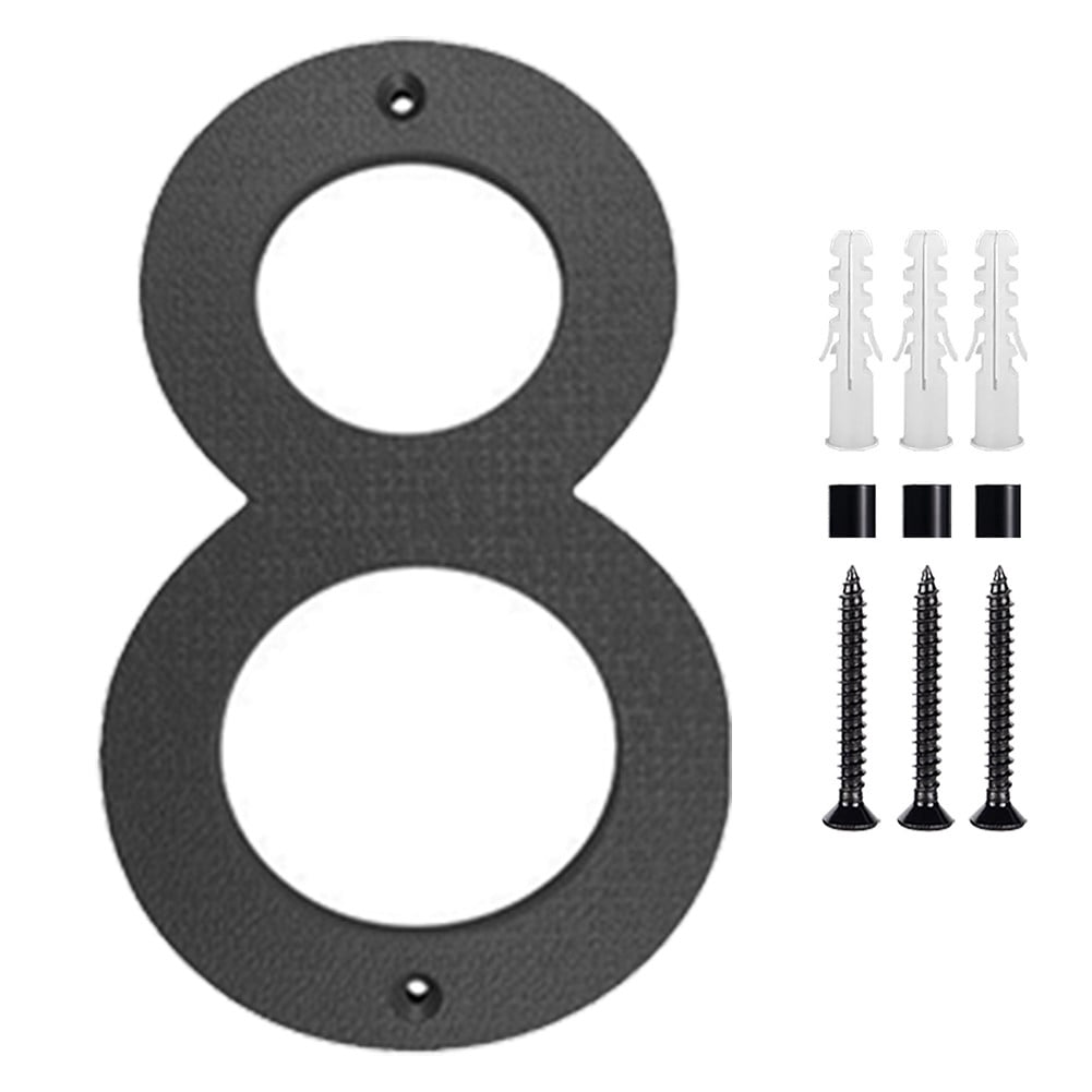 Ana 12" black house number with numbers/letters for outdoor decorationHome Decor