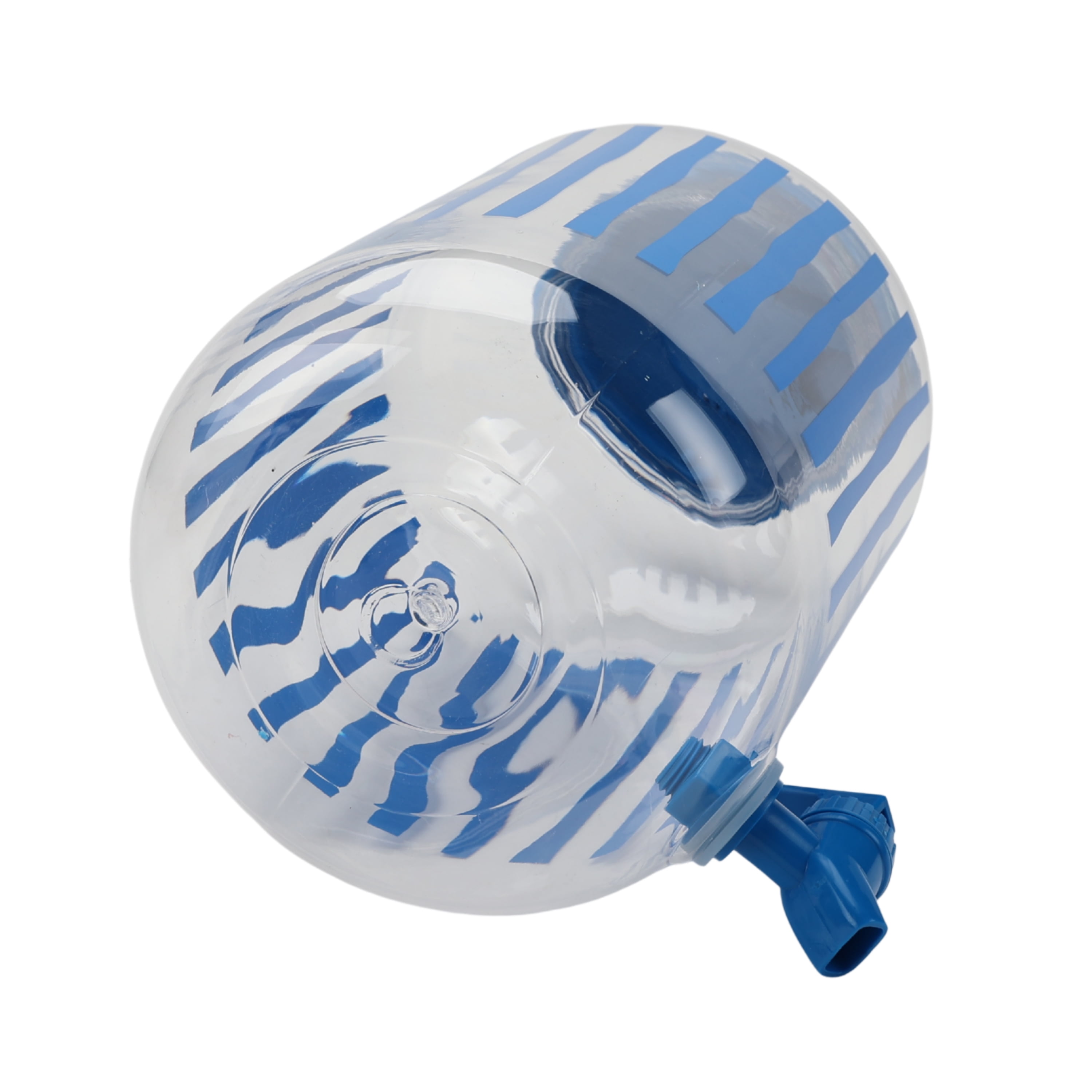 Mainstays 1.2-Gallon Acrylic Grid Beverage Dispenser, Blue