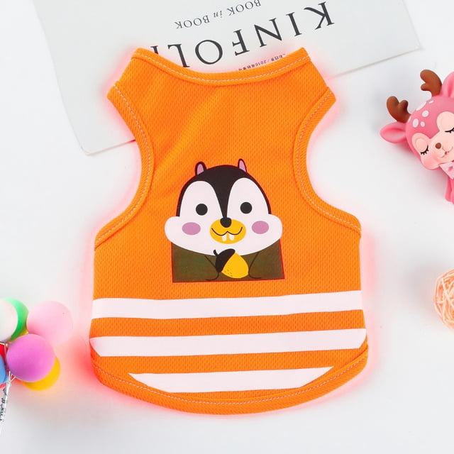 Ropa para perros pequeños, chaleco fino y transpirable para verano, a prueba de pelos, para cachorros, gatos y osos