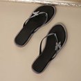 thumbnail image 6 of Wovix Summer Slipper For Women Butterfly Design Open Toe Walking Sandals Casual Thong Flat Daily Wear Black 37, 6 of 9