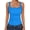Blue, variant on Tank Top for Women Summer 2026 Double Lined Sleeveless Square Neck Basic Tight Workout Tees Shirts White X-Large