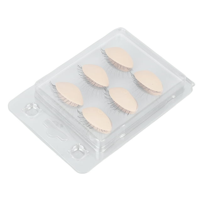 Eyelash Extension Eyelids 3 Pairs Mannequin Head Eyelids With Eyelashes For Eyelash Extension Grafting Training Practice