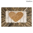 thumbnail image 1 of Alfombrilla de baño Alfombrilla para puerta de piso de madera Alfombrilla absorbente antideslizante para la entrada de la casa Sala de estar, Corazón, 50x80cm Advancent HA003334-04, 1 of 6