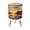 Color 3, variant on Small Trash Can with Lid Animal Deer Vintage Wildlife Rustic Sunset Lake Log Cabin 1.8 Gallon Dog Proof Trash Can Round Garbage Can Waste Bin Wastebasket for Bathroom Bedroom Living Room