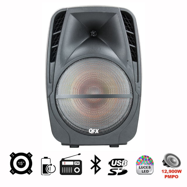 BAFLE 15" RECARGABLE QFX