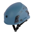 thumbnail image 1 of Casco de escalada ajustable de media cúpula para construcción, bicicleta, monopatín azul, 1 of 8