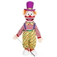 thumbnail image 1 of Marioneta estilo ventrílocuo de cuerpo completo con sombrero de payaso de 25 pulgadas, 1 of 5