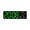 Green light, variant on WINDLAND LED Digital Wall Alarm Clock Multicolor Ambients Lighting Temperature Display Remote Control For Living Room Bedroom