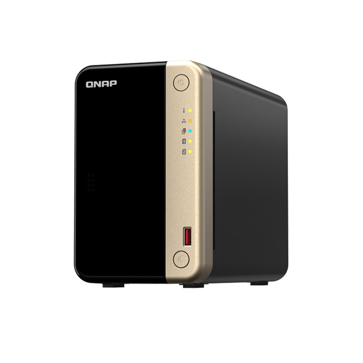 QNAP TS-264 2-Bay Desktop NAS Enclosure, Bundle with 4x WD QNAP TS-264 2-Bay Desktop NAS Enclosure, Bundle with 4x WD