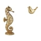 thumbnail image 1 of Escultura de resina de pájaro dorado para mesa, adorno decorativo para oficina, dormitorio, sala de estar, repisa, regalo de inauguración de la casa, 1 of 8